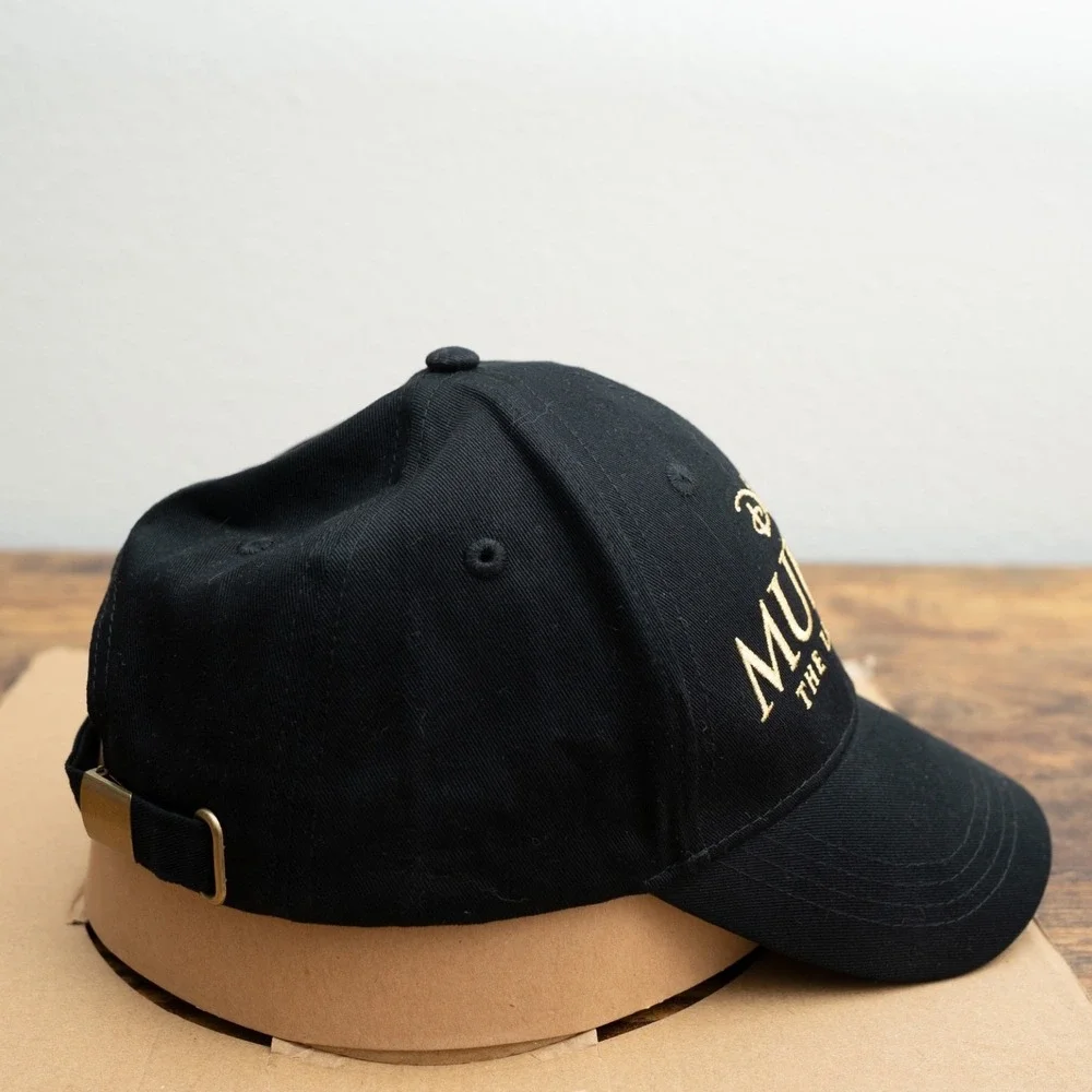 Mufasa The Lion King Hat Disney Movie Black Promo Baseball Cap‎ Strapback Adult